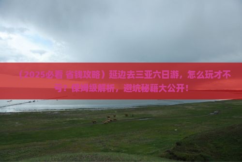 延边前往三亚天涯海角六日游