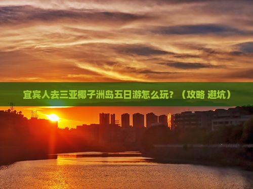 宜宾去三亚椰子洲岛五日游