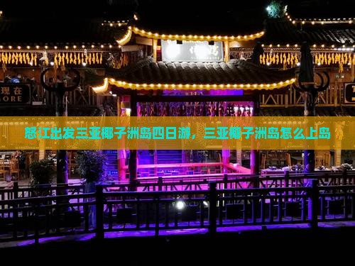 怒江出发三亚椰子洲岛四日游