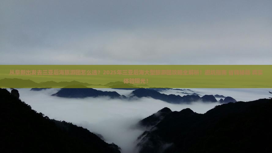 阜新出发三亚后海大型旅游团