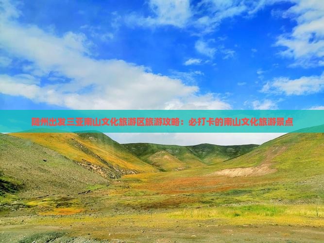 随州出发三亚南山文化旅游区旅游网红地点