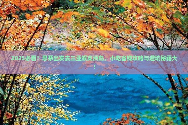 思茅前往三亚蜈支洲岛旅游小吃