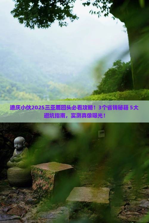 迪庆前往三亚鹿回头攻略