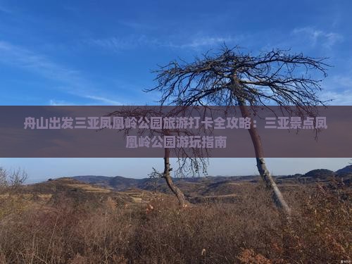 舟山出发三亚凤凰岭公园旅游打卡全攻略：三亚景点凤凰岭公园游玩指南