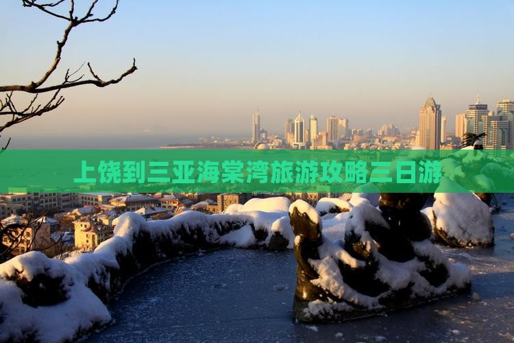 上饶到三亚海棠湾旅游攻略三日游