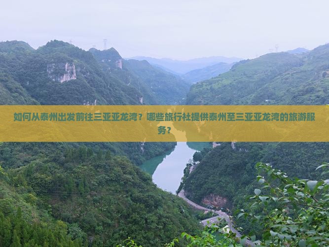 如何从泰州出发前往三亚亚龙湾？哪些旅行社提供泰州至三亚亚龙湾的旅游服务？