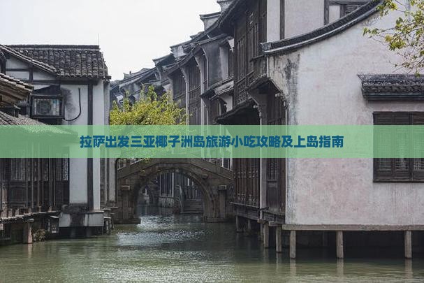 拉萨出发三亚椰子洲岛旅游小吃攻略及上岛指南