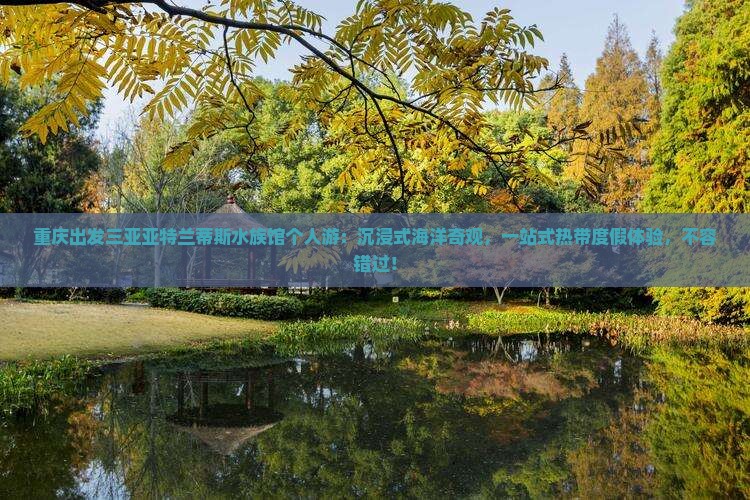 重庆出发三亚亚特兰蒂斯水族馆个人游