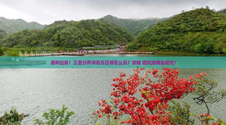 垦利出发三亚分界洲岛五日游