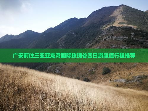 广安前往三亚亚龙湾国际玫瑰谷四日游