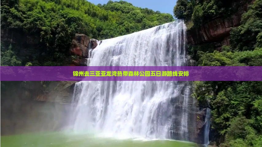 锦州去三亚亚龙湾热带森林公园五日游