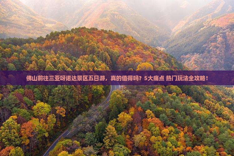 佛山前往三亚呀诺达景区五日游