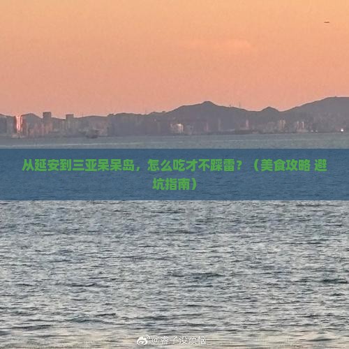 延安去三亚呆呆岛旅游小吃