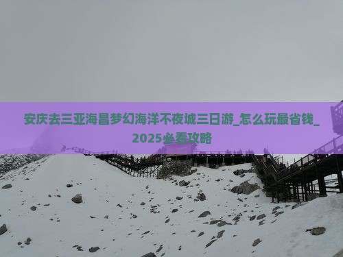 安庆去三亚海昌梦幻海洋不夜城三日游