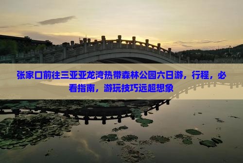张家口前往三亚亚龙湾热带森林公园六日游