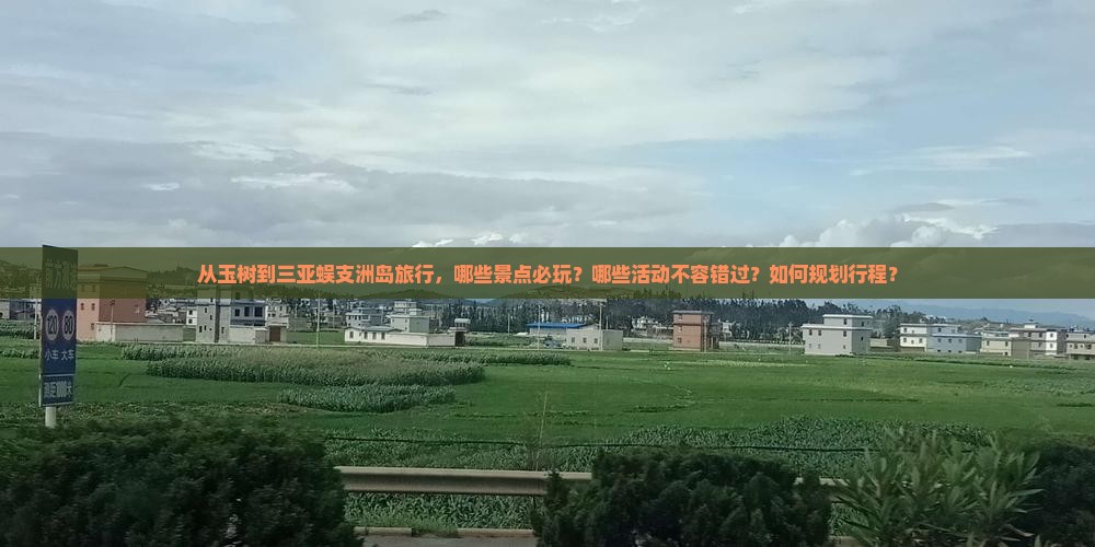 从玉树到三亚蜈支洲岛旅行，哪些景点必玩？哪些活动不容错过？如何规划行程？