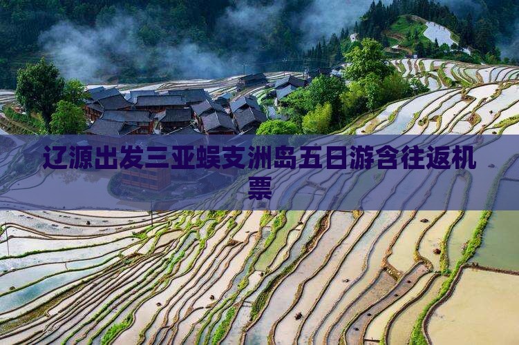 辽源出发三亚蜈支洲岛五日游含往返机票