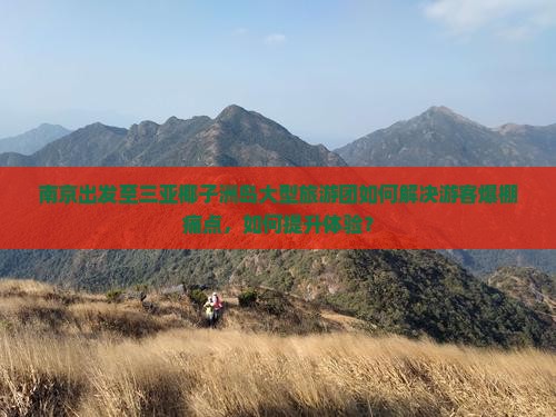 南京出发至三亚椰子洲岛大型旅游团如何解决游客爆棚痛点，如何提升体验？
