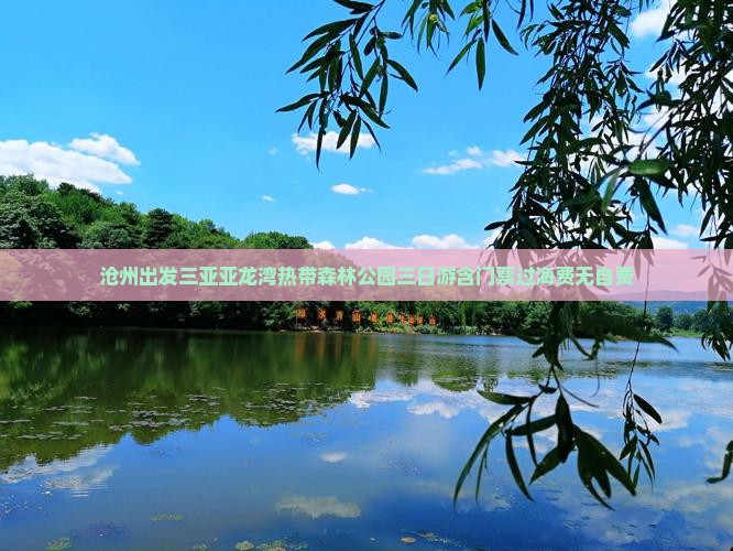 沧州出发三亚亚龙湾热带森林公园三日游含门票过海费无自费
