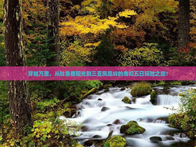 穿越万里，从吐鲁番阳光到三亚凤凰岭的奇幻五日探险之旅！
