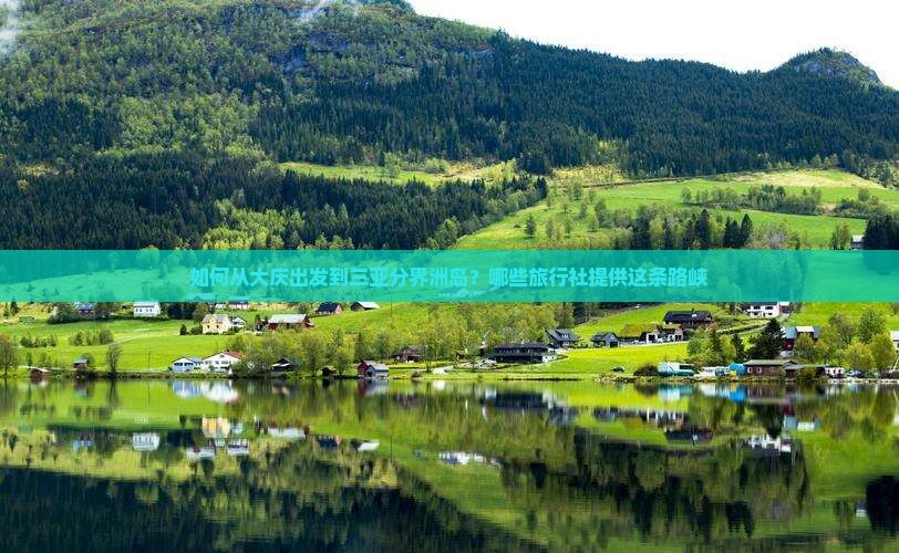 如何从大庆出发到三亚分界洲岛？哪些旅行社提供这条路峡
