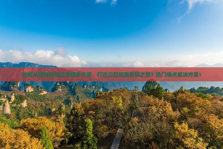 如何从聊城畅游三亚椰梦长廊，打造三日完美度假之旅？热门痛点解决方案！