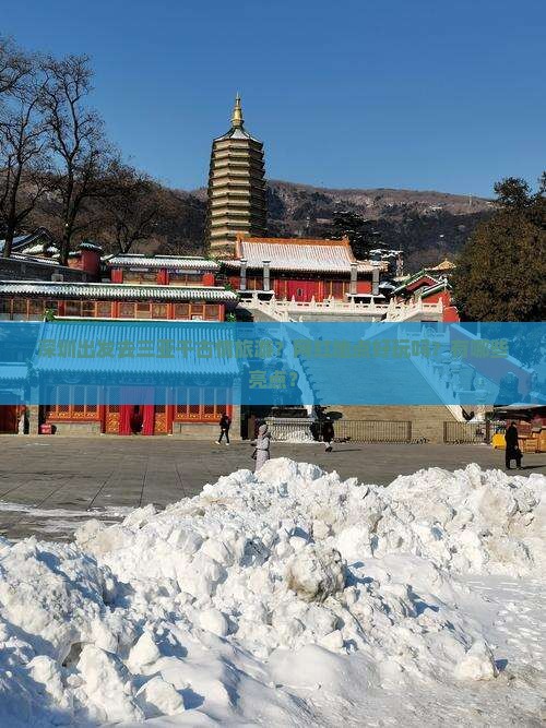 深圳出发去三亚千古情旅游？网红地点好玩吗？有哪些亮点？