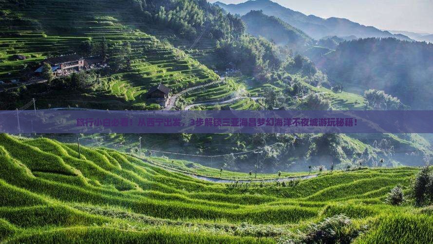旅行小白必看！从西宁出发，3步解锁三亚海昌梦幻海洋不夜城游玩秘籍！