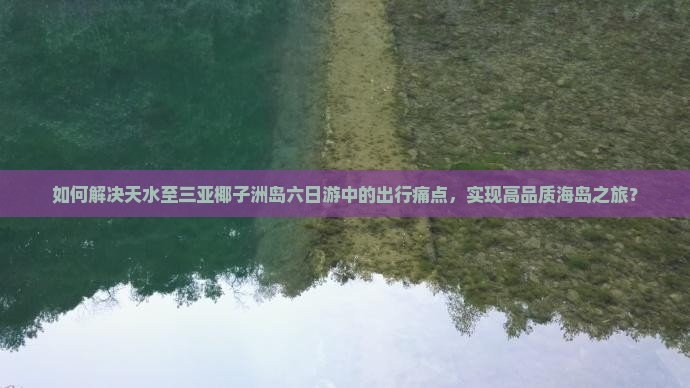 如何解决天水至三亚椰子洲岛六日游中的出行痛点，实现高品质海岛之旅？