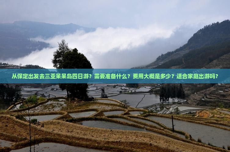 从保定出发去三亚呆呆岛四日游？需要准备什么？费用大概是多少？适合家庭出游吗？