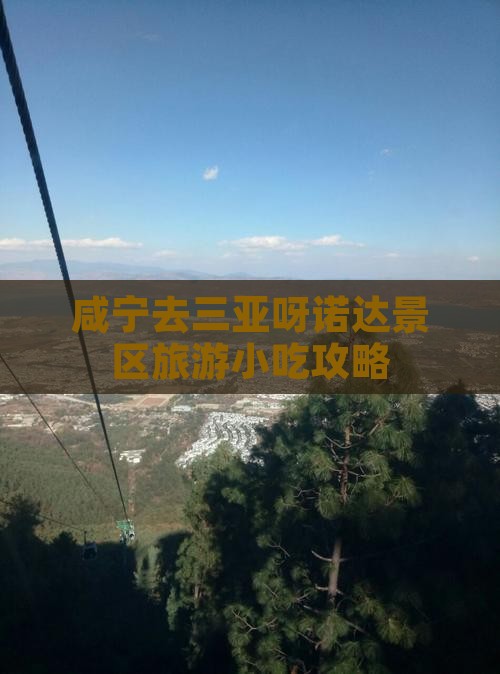 咸宁去三亚呀诺达景区旅游小吃攻略