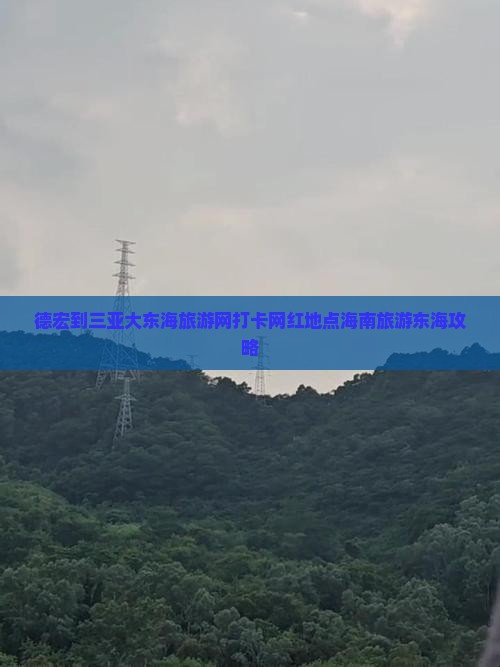 德宏到三亚大东海旅游网打卡网红地点海南旅游东海攻略 德宏到三亚大东海旅游网打卡网红地点海南旅游东海攻略