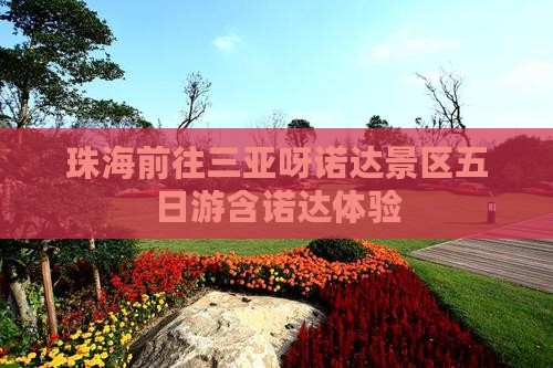 珠海前往三亚呀诺达景区五日游含诺达体验