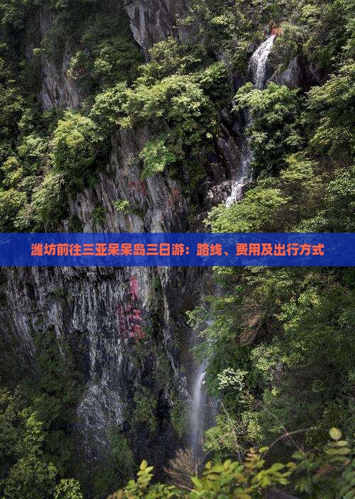 潍坊前往三亚呆呆岛三日游 潍坊前往三亚呆呆岛三日游