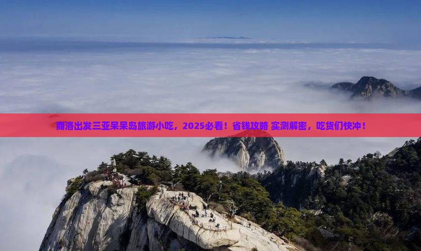 商洛出发三亚呆呆岛旅游小吃