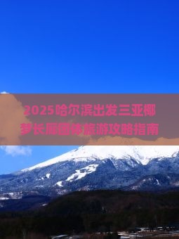 哈尔滨出发三亚椰梦长廊团体旅游