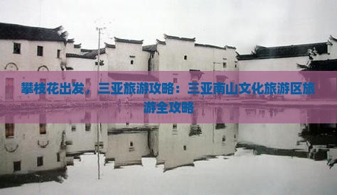 攀枝花去三亚南山文化旅游区攻略