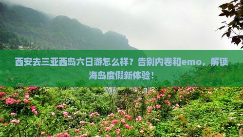 西安去三亚西岛六日游