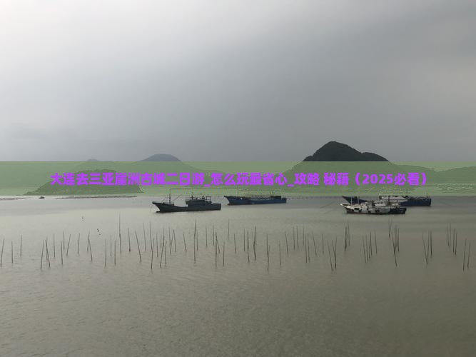大连去三亚崖洲古城二日游