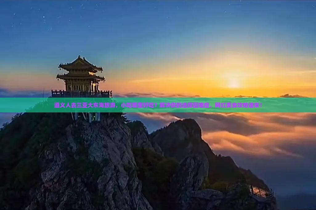 遵义前往三亚大东海旅游小吃