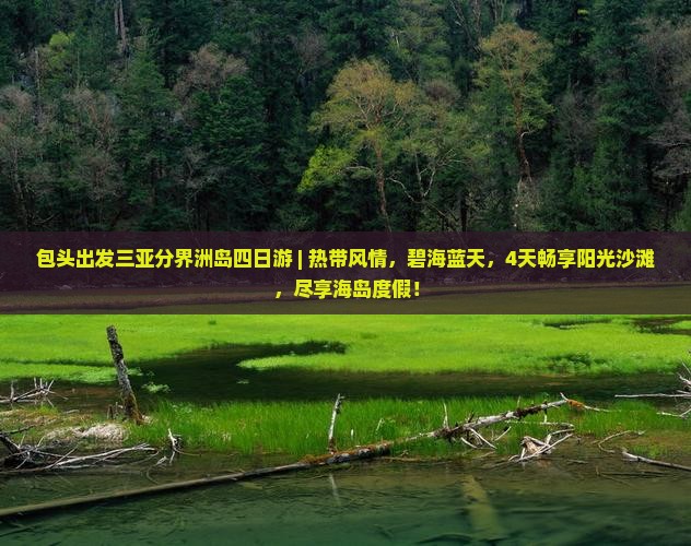包头出发三亚分界洲岛四日游