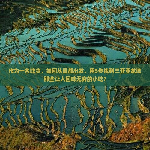 作为一名吃货，如何从昌都出发，用5步找到三亚亚龙湾那些让人回味无穷的小吃？