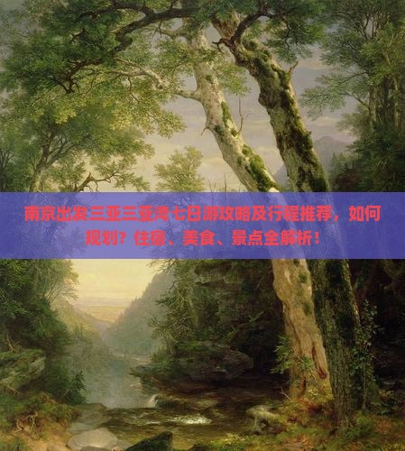 南京出发三亚三亚湾七日游攻略及行程推荐，如何规划？住宿、美食、景点全解析！