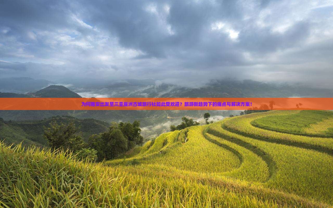 为何雅安出发至三亚崖洲古城旅行社如此受欢迎？旅游新趋势下的痛点与解决方案！