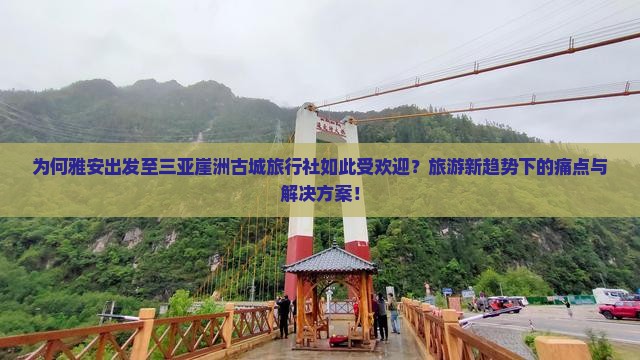 为何雅安出发至三亚崖洲古城旅行社如此受欢迎？旅游新趋势下的痛点与解决方案！