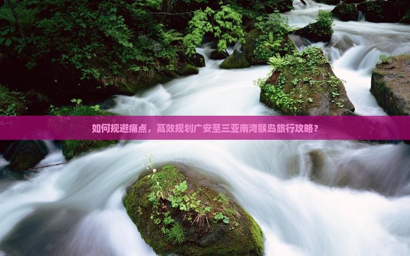 如何规避痛点，高效规划广安至三亚南湾猴岛旅行攻略？