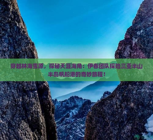 穿越林海雪原，探秘天涯海角：伊春团队探险三亚半山半岛帆船港的奇妙旅程！