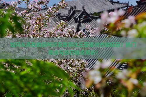 如何从克孜勒苏柯尔克孜前往三亚崖洲古城畅玩？热门景点与旅行痛点解析！
