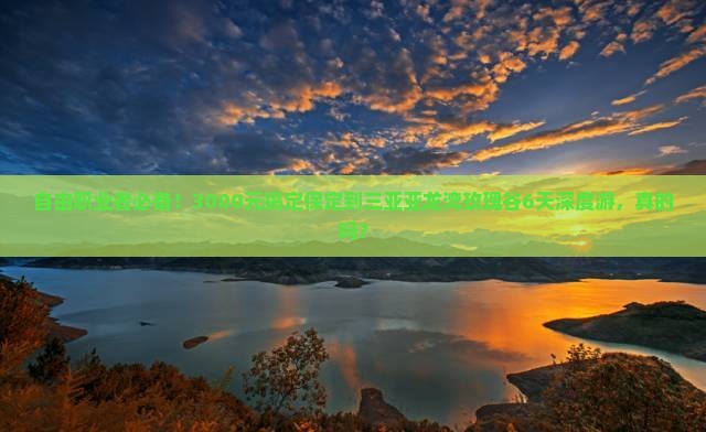 自由职业者必备！3000元搞定保定到三亚亚龙湾玫瑰谷6天深度游，真的吗？
