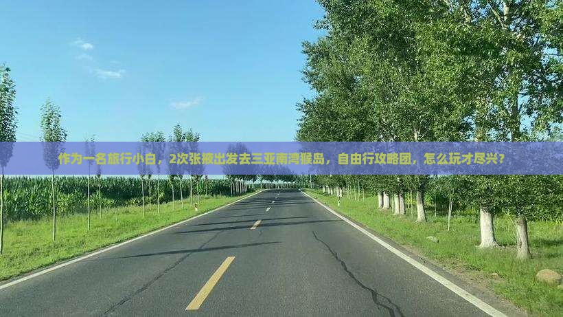 作为一名旅行小白，2次张掖出发去三亚南湾猴岛，自由行攻略团，怎么玩才尽兴？
